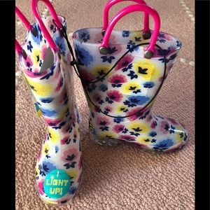 New western chief lightup rainboots